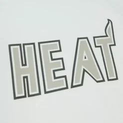 Mitchell & Ness T-Shirts & Tops-Cream Ss Tee Miami Heat