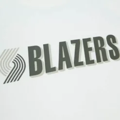 Mitchell & Ness T-Shirts & Tops-Cream Ss Tee Portland Trail Blazers