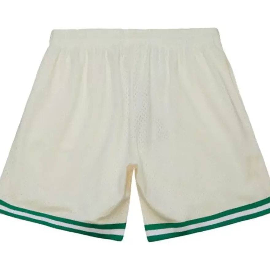 Mitchell & Ness Shorts-Cream Swingman Shorts Dallas Mavericks 1998