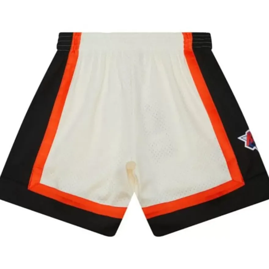 Mitchell & Ness Shorts-Cream Swingman Shorts New York Knicks 1996