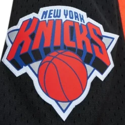 Mitchell & Ness Shorts-Cream Swingman Shorts New York Knicks 1996