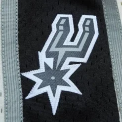 Mitchell & Ness Shorts-Cream Swingman Shorts San Antonio Spurs 1998