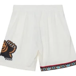 Mitchell & Ness Shorts-Cream Swingman Shorts Vancouver Grizzlies 1998