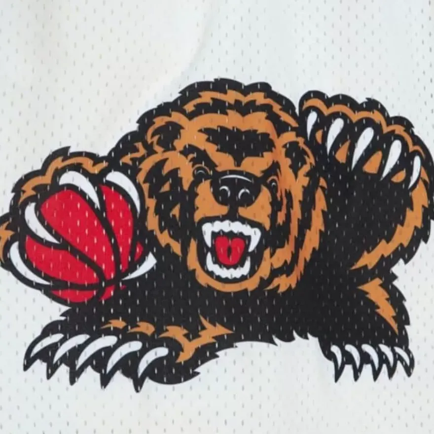 Mitchell & Ness Shorts-Cream Swingman Shorts Vancouver Grizzlies 1998