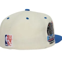 Mitchell & Ness Fitted-Cream Team Fitted Hwc Hat New York Knicks