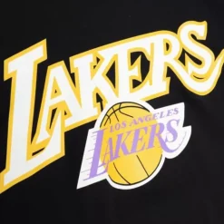 Mitchell & Ness T-Shirts & Tops-Cream Tee Los Angeles Lakers