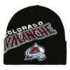 Mitchell & Ness Knit-Cricket Knit Colorado Avalanche