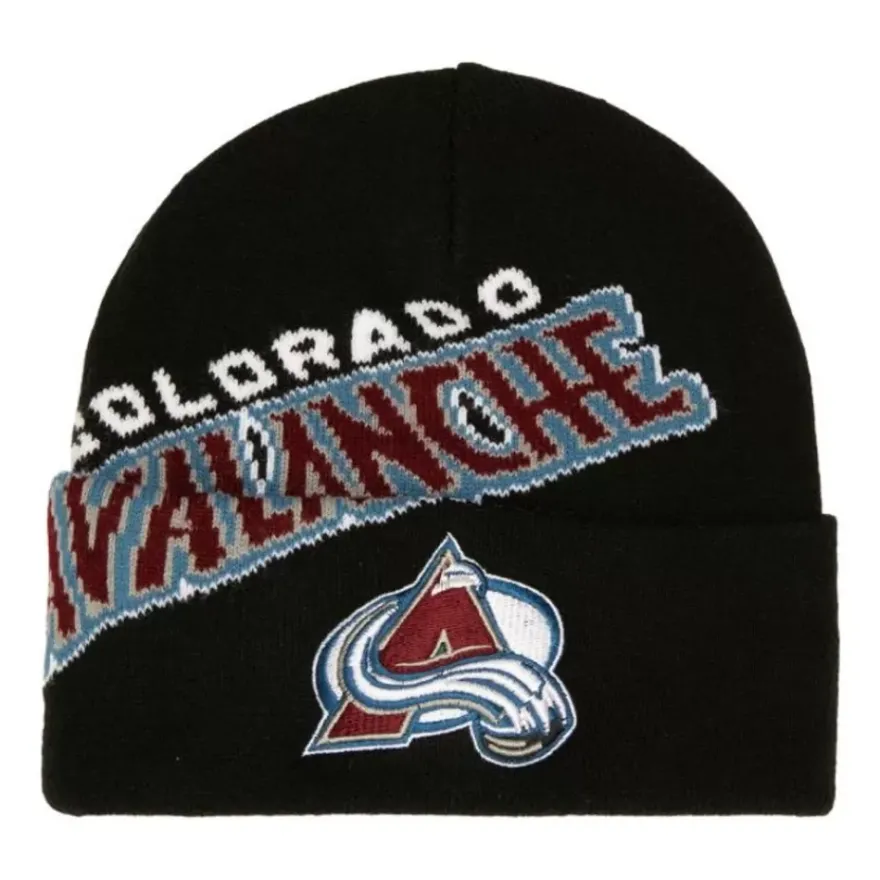 Mitchell & Ness Knit-Cricket Knit Colorado Avalanche