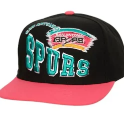 Mitchell & Ness Snapback-Crooked Path Snapback Hwc San Antonio Spurs