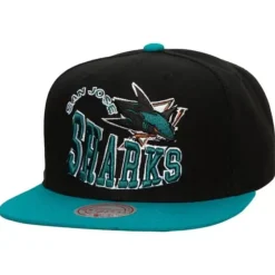 Mitchell & Ness Snapback-Crooked Path Snapback San Jose Sharks