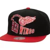 Mitchell & Ness Snapback-Crooked Path Snapback Vntg Detroit Red Wings