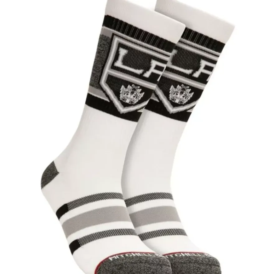 Mitchell & Ness Accessories-Cross Bar Crew Socks Los Angeles Kings
