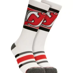 Mitchell & Ness Accessories-Cross Bar Crew Socks New Jersey Devils