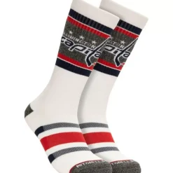 Mitchell & Ness Accessories-Cross Bar Crew Socks Washington Capitals