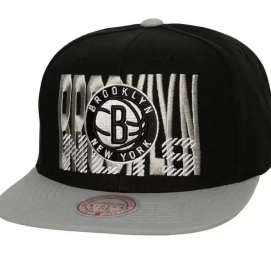 Mitchell & Ness Snapback-Cross Check Snapback Brooklyn Nets