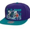 Mitchell & Ness Snapback-Cross Check Snapback Hwc Charlotte Hornets
