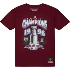 Mitchell & Ness T-Shirts & Tops-Cup Chase Tee Colorado Avalanche