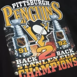 Mitchell & Ness T-Shirts & Tops-Cup Chase Tee Pittsburgh Penguins