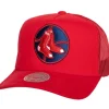 Mitchell & Ness Snapback-Curveball Trucker Coop Boston Red Sox
