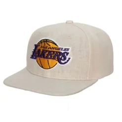 Mitchell & Ness Snapback-Cut Away Snapback Los Angeles Lakers