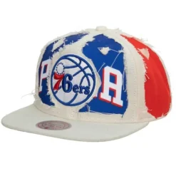 Mitchell & Ness Snapback-Cut Away Snapback Philadelphia 76Ers