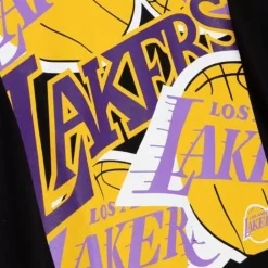 Mitchell & Ness T-Shirts & Tops-Cut Up Tee Los Angeles Lakers