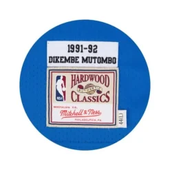 Mitchell & Ness Nba Authentic-Dikembe Mutombo 1991-92 Authentic Jersey Denver Nuggets