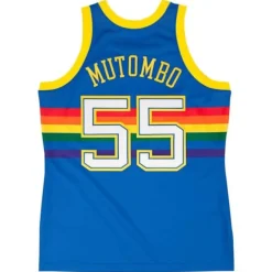 Mitchell & Ness Nba Authentic-Dikembe Mutombo 1991-92 Authentic Jersey Denver Nuggets