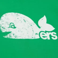 Mitchell & Ness T-Shirts & Tops-Distressed Logo Tee Hartford Whalers