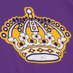 Mitchell & Ness T-Shirts & Tops-Distressed Logo Tee Los Angeles Kings