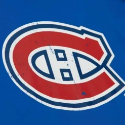 Mitchell & Ness T-Shirts & Tops-Distressed Logo Tee Montreal Canadiens