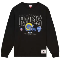 Mitchell & Ness T-Shirts & Tops-Division Ls Tee Los Angeles Rams