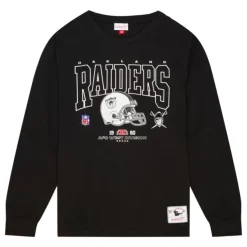 Mitchell & Ness T-Shirts & Tops-Division Ls Tee Oakland Raiders
