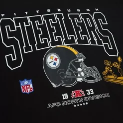 Mitchell & Ness T-Shirts & Tops-Division Ls Tee Pittsburgh Steelers
