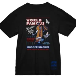 Mitchell & Ness T-Shirts & Tops-Dodger Dog Tee Los Angeles Dodgers
