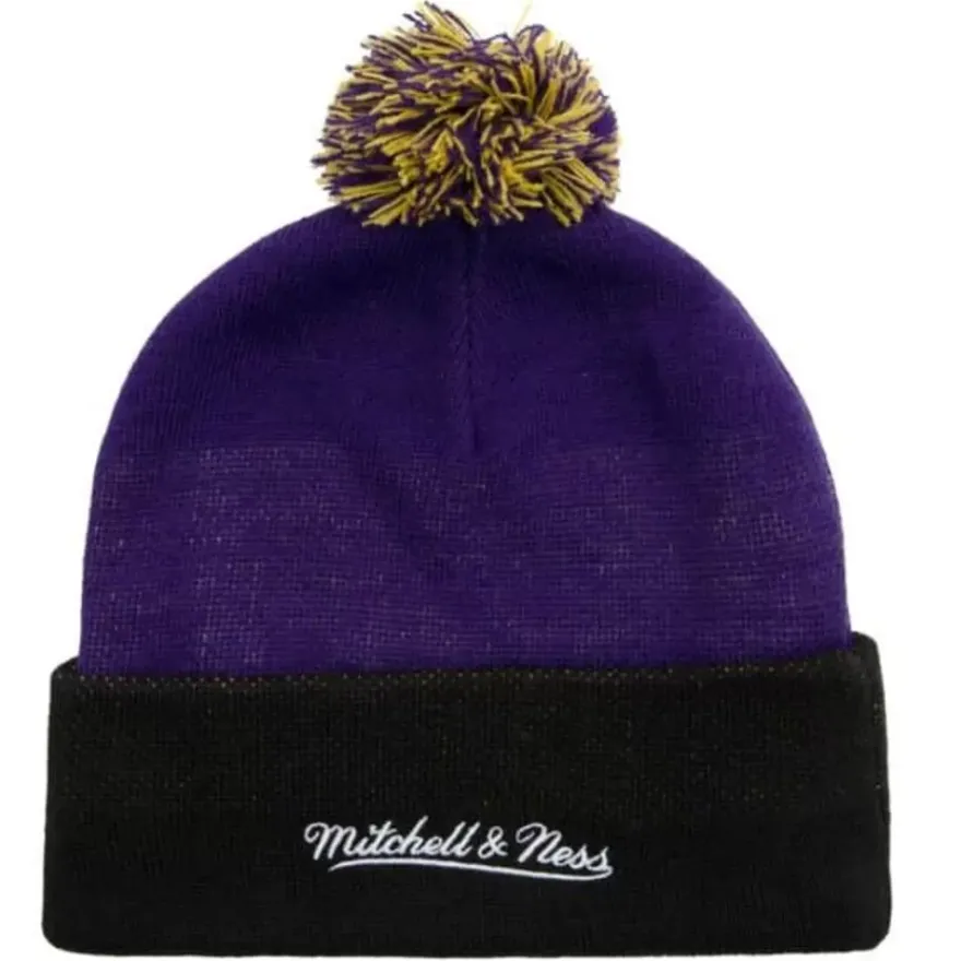 Mitchell & Ness Knit-Double Take Pom Knit Hwc Los Angeles Lakers