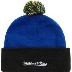 Mitchell & Ness Knit-Double Take Pom Knit Hwc Golden State Warriors