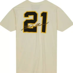 Mitchell & Ness T-Shirts & Tops-Dugout Tee Pittsburgh Pirates Roberto Clemente