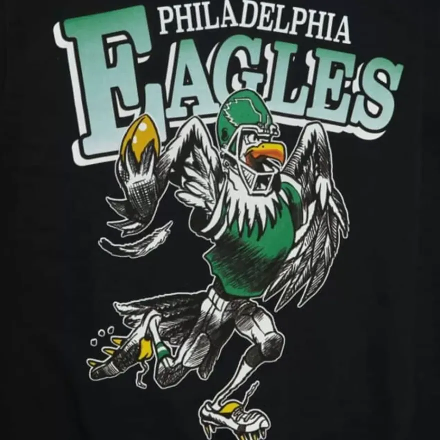 Mitchell & Ness Hoodies & Sweatshirts-Eagles Crew Philadelphia Eagles