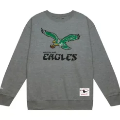 Mitchell & Ness Hoodies & Sweatshirts-Eagles Crew Philadelphia Eagles
