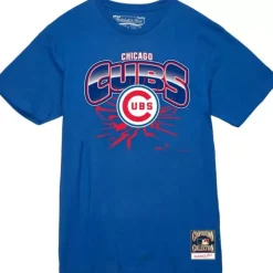Mitchell & Ness T-Shirts & Tops-Earthquake Tee Chicago Cubs