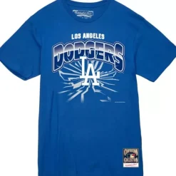 Mitchell & Ness T-Shirts & Tops-Earthquake Tee Los Angeles Dodgers