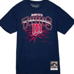 Mitchell & Ness T-Shirts & Tops-Earthquake Tee Minnesota Twins