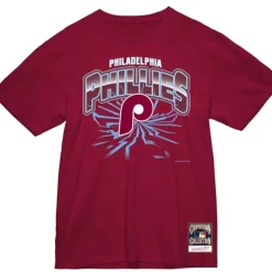 Mitchell & Ness T-Shirts & Tops-Earthquake Tee Philadelphia Phillies
