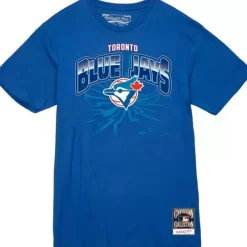 Mitchell & Ness T-Shirts & Tops-Earthquake Tee Toronto Blue Jays