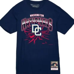 Mitchell & Ness T-Shirts & Tops-Earthquake Tee Washington Nationals