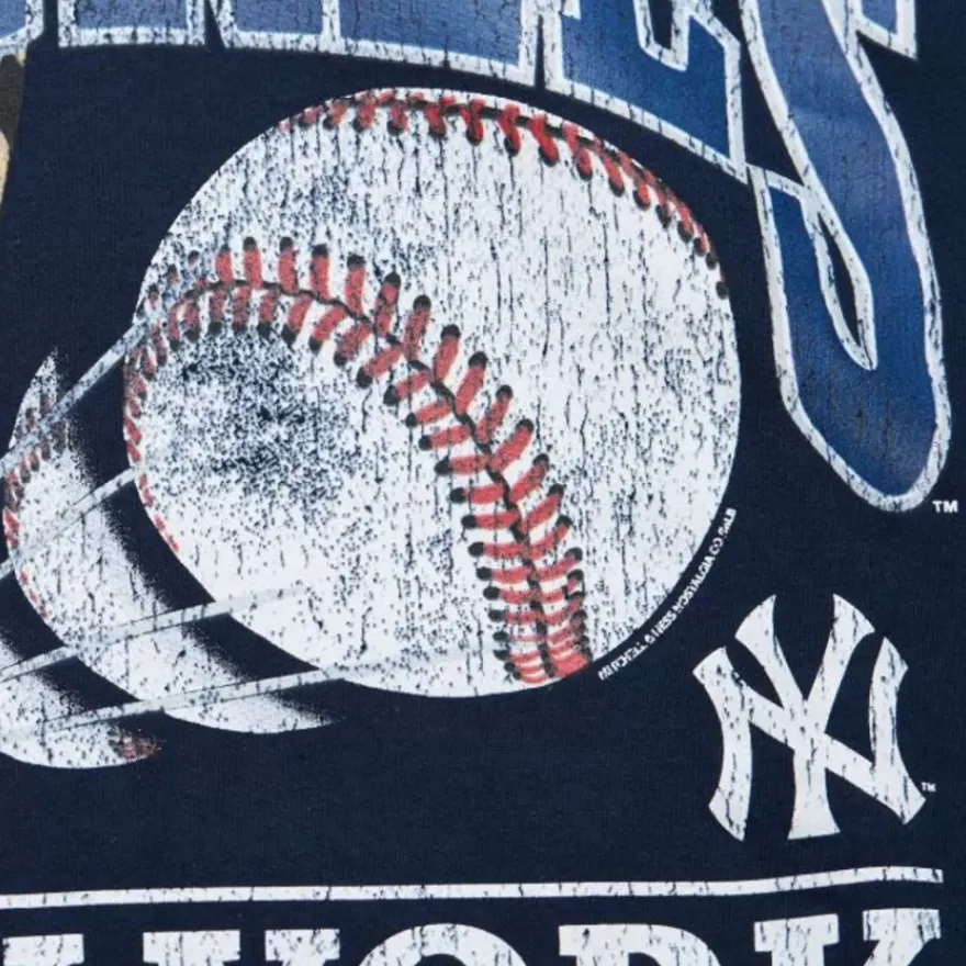 Mitchell & Ness Hoodies & Sweatshirts-Easy Cool Crewneck Sweatshirt New York Yankees