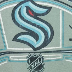 Mitchell & Ness Hoodies & Sweatshirts-Easy Cool Crewneck Sweatshirt Seattle Kraken