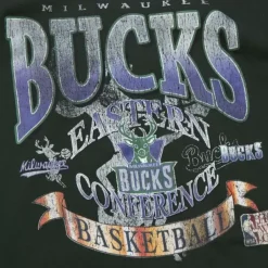 Mitchell & Ness Hoodies & Sweatshirts-Easy Cool Crewneck Sweatshirt Milwaukee Bucks