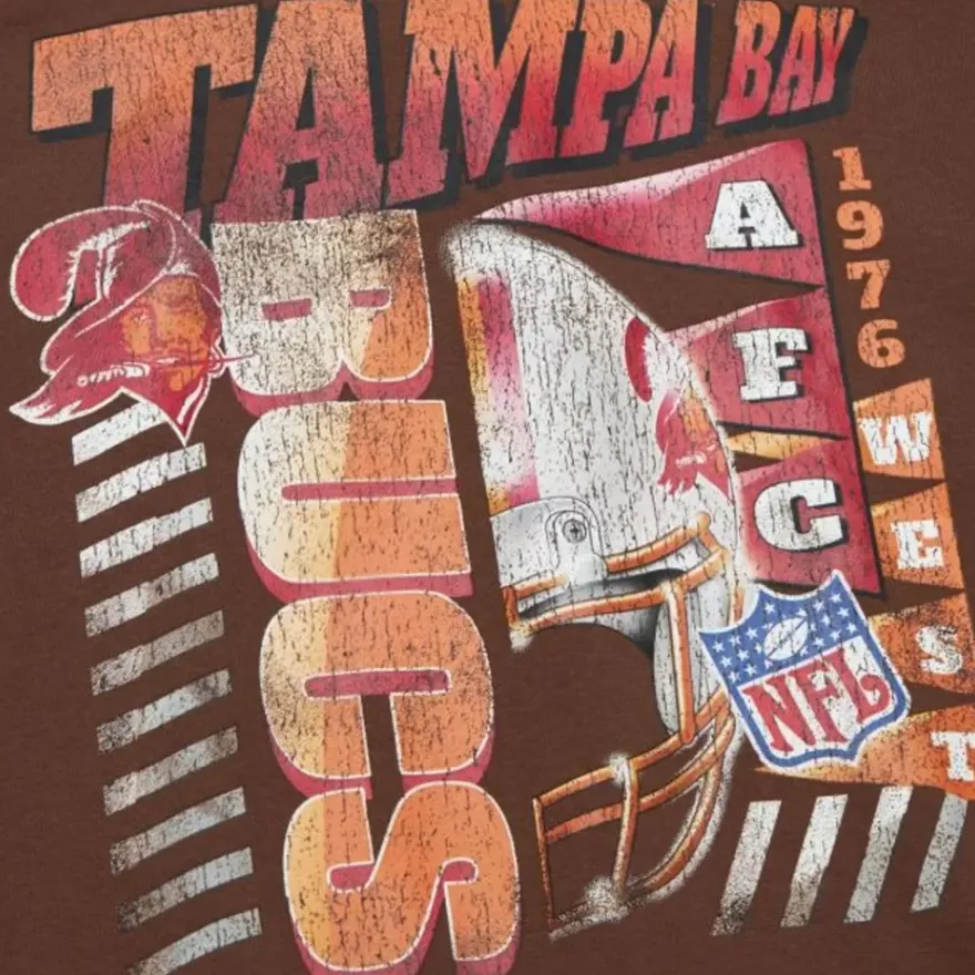 Mitchell & Ness Hoodies & Sweatshirts-Easy Cool Crewneck Sweatshirt Tampa Bay Buccaneers